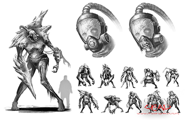 Boss Concept Sketches